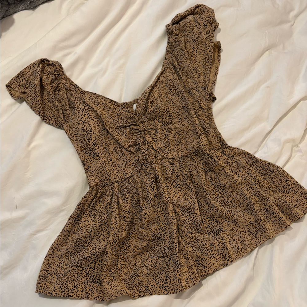 cute casual cheetah top